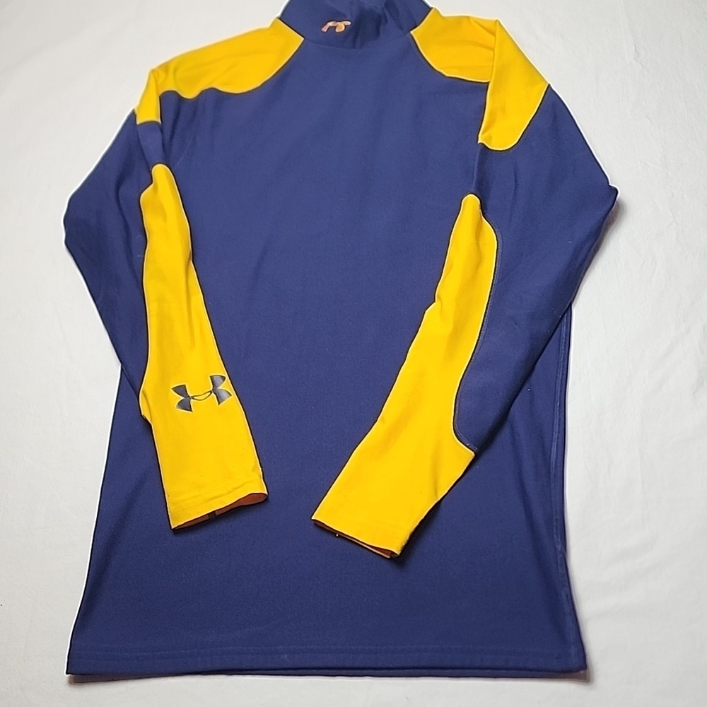 Under Armour Mock Turtleneck Athletic Long Sleeve Medium Junior Boy Sports